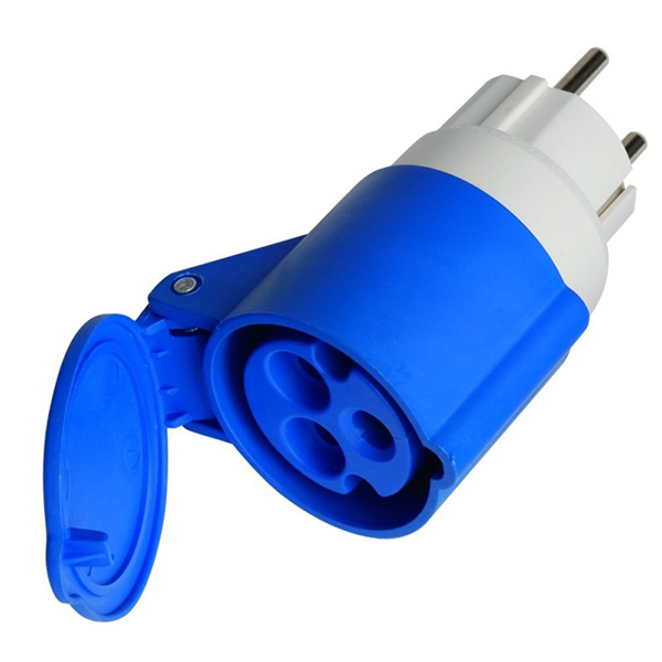 Adaptador Schuko a Cetac