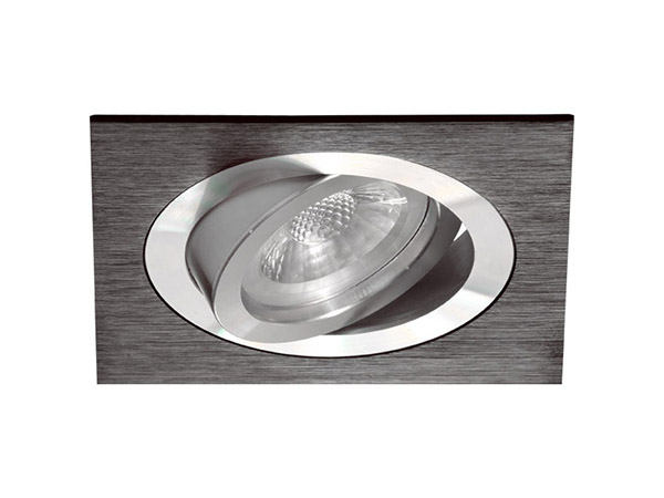 Aro cuadrado aluminio y wengué