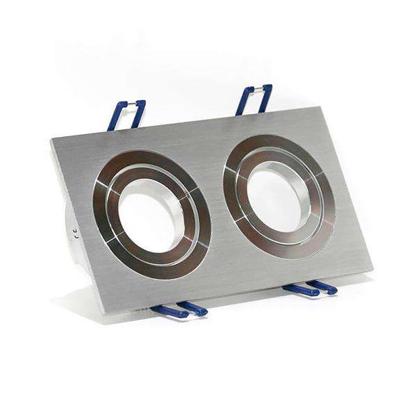 Aro doble aluminio cepillado