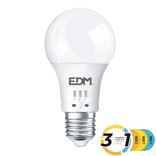 Bombilla LED 3 tonos