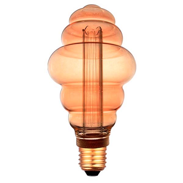 Bombilla Ondas Led Vintage