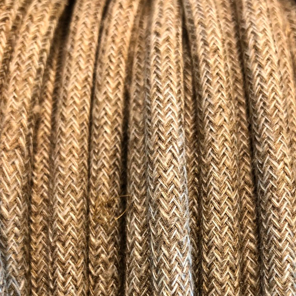 Cable Lino y Marrón Corteza