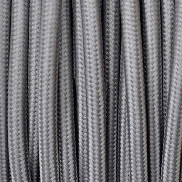 Cable textil gris