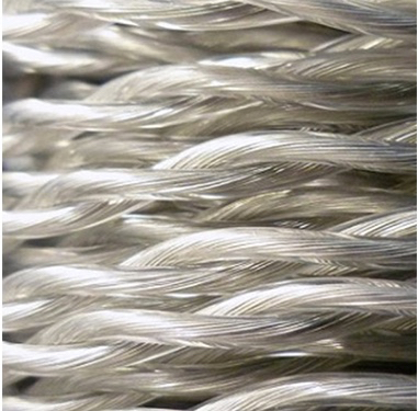 Cable trenzado transparente