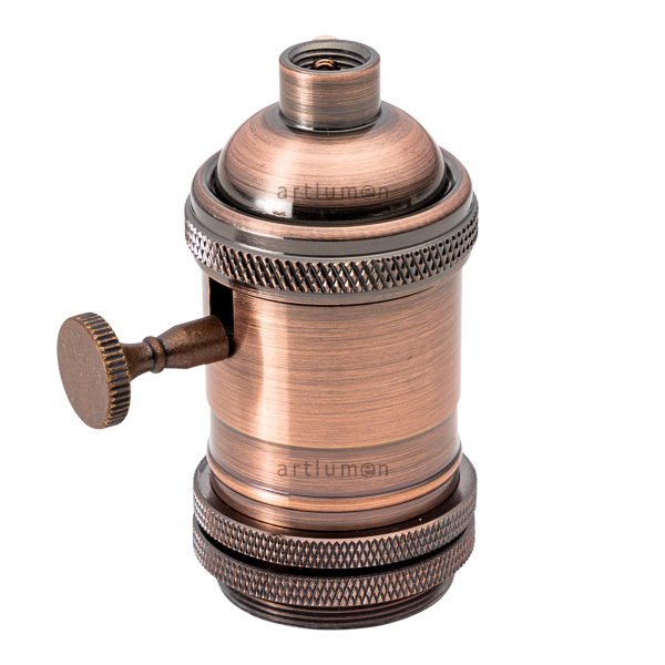 Casquillo int. rotativo cobre viejo