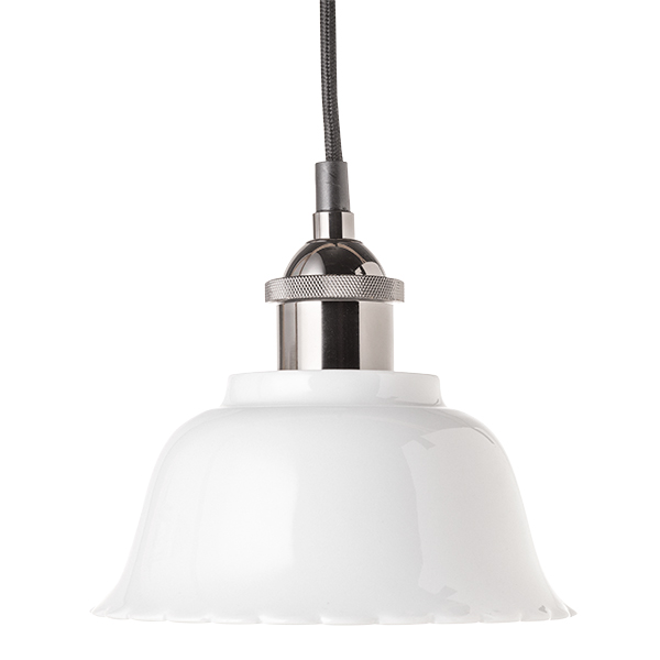 Colgante con tulipa de porcelana