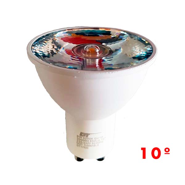 Dicroica LED ángulo cerrado neutra