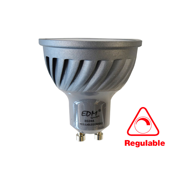 Dicroica LED Regulable 6W 6400k