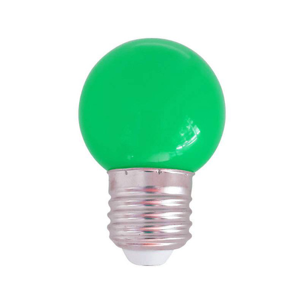 Esférica LED 1W E27 Verde