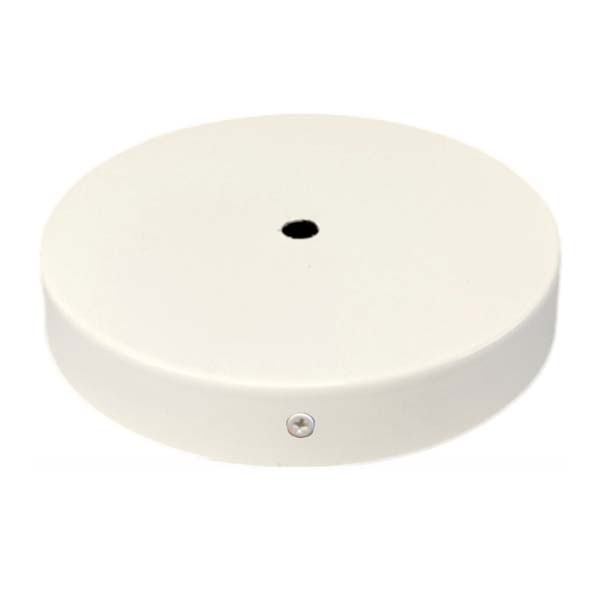 Florón metal 12cm Blanco