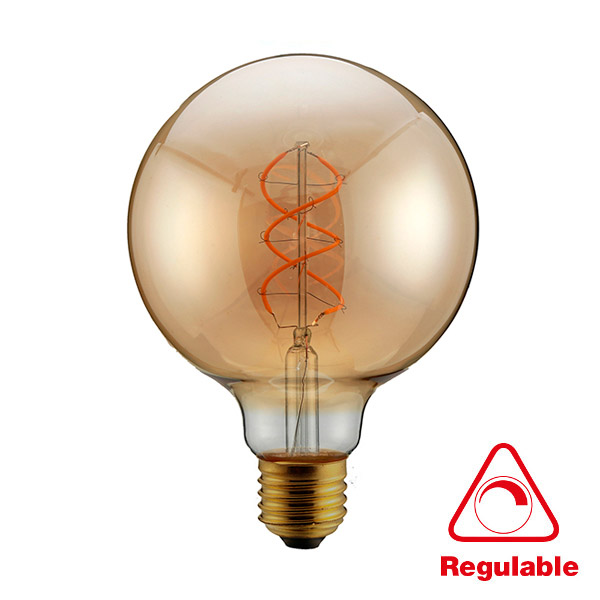 Globo 95 LED filamento espiral