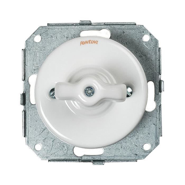 Interruptor conmutado porcelana Fontini