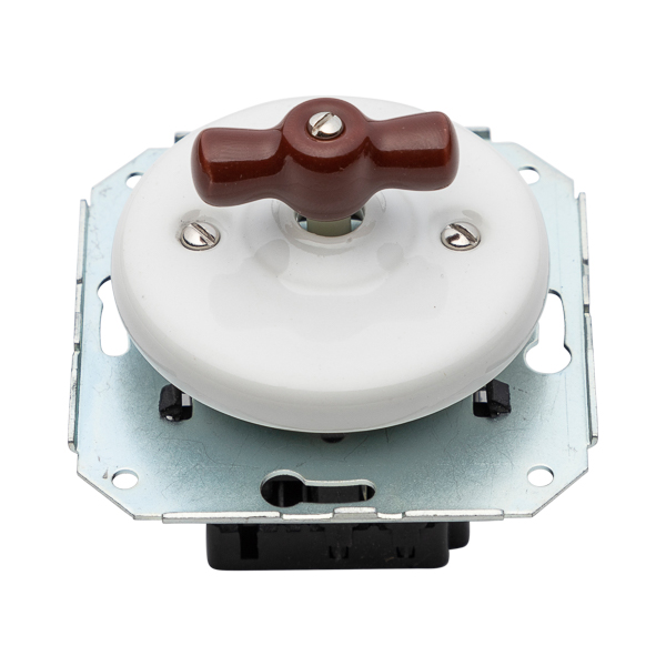 Interruptor lazo marrón empotrable