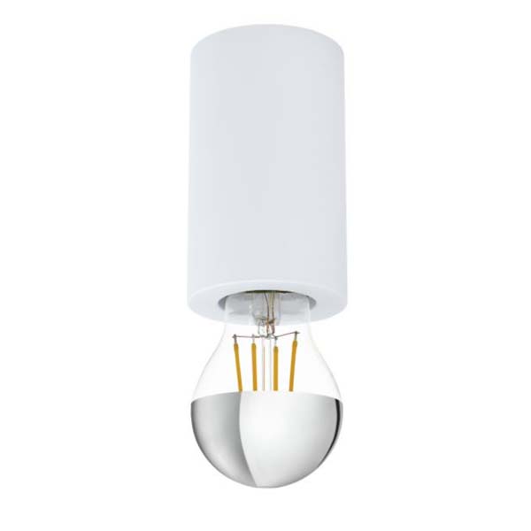 Lámpara cilindro blanco