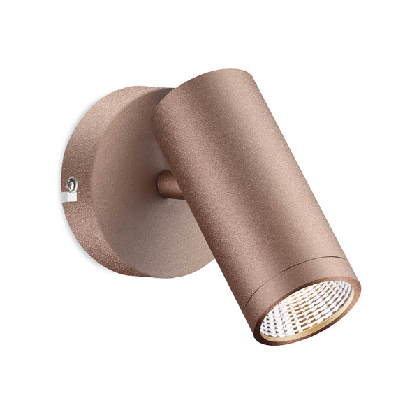 Lámpara foco metal Cobre