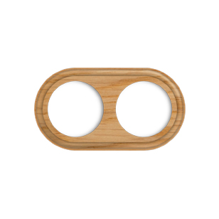 Marco madera redondo haya II