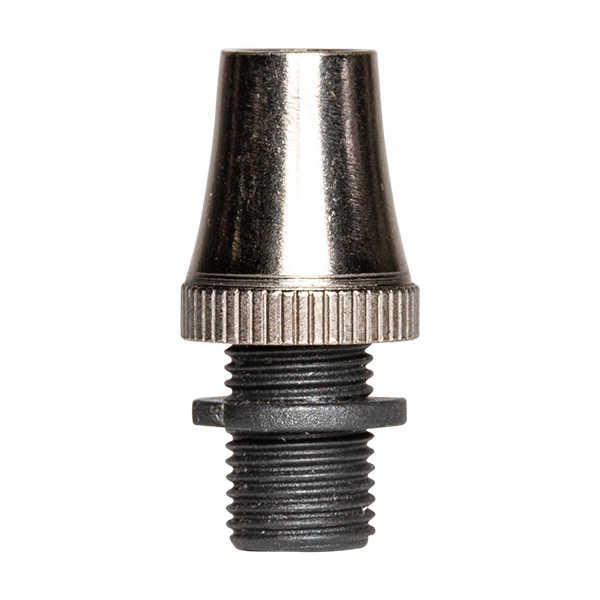 Prensacables metálico plateado oscuro