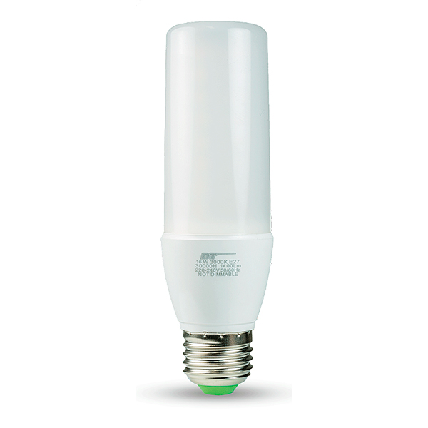 Tubular LED 16W E27 fría