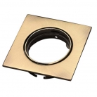 Aro basculante cuadrado oro viejo