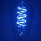 Bombilla LED Edison Azul