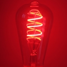 Bombilla LED Edison Roja