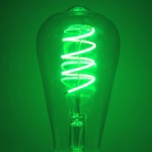 Bombilla LED Edison Verde