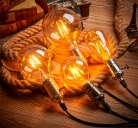 Bombilla LED globo 125mm 8W ámbar