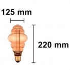 Bombilla Ondas Led Vintage