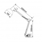 Flexo de pared Blanco