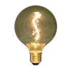 Globo LED cristal ahumado verde