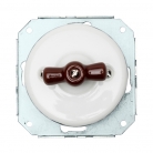 Interruptor lazo marrón empotrable