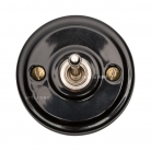 Interruptor níquel en porcelana lisa N