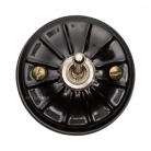 Interruptor níquel porcelana grabada