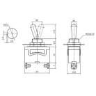 Interruptor rabillo metálico