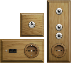 Interruptores de madera