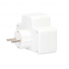 Ladrón doble con interruptor