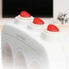 Ladrón triple con multi interruptor