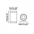 Lámpara plafón OLOT-B