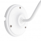 Lámpara rústica blanca de pared