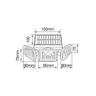 Luz solar LED orientable