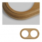 Marco madera redondo haya II