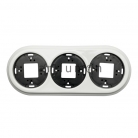 Marco triple superficie porcelana