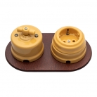 Peana madera oscura II