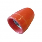 Portalámparas liso porcelana Rosa