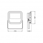 Proyector led 50W OSRAM N