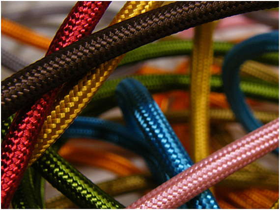Cables textiles decorativos
